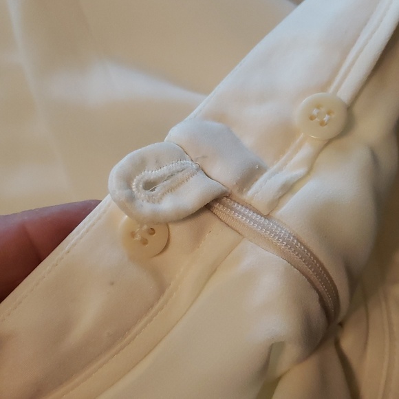 Giorgio Armani Black Label Ivory White Womens Trousers - Picture 7 of 16